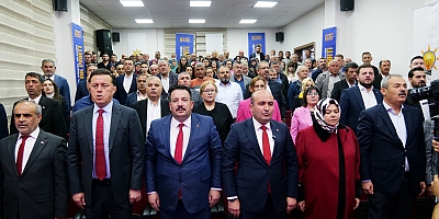 AK PARTİ MİHALIÇÇIK İLÇE KONGRESİNDE SAFFET ÇAY BAŞKAN SEÇİLDİ. 
