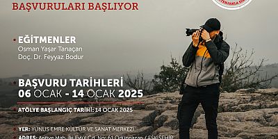 Odunpazarı Belediyesi’nden ücretsiz fotoğrafçılık atölyesi